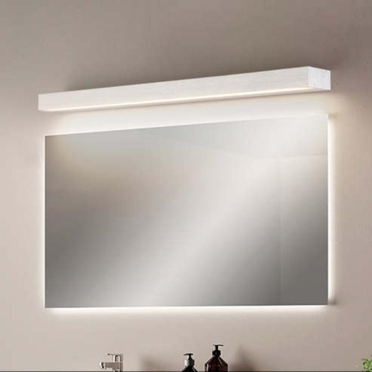 Above Mirror Bathroom Vanity Light Fixture With Modern Linear Design