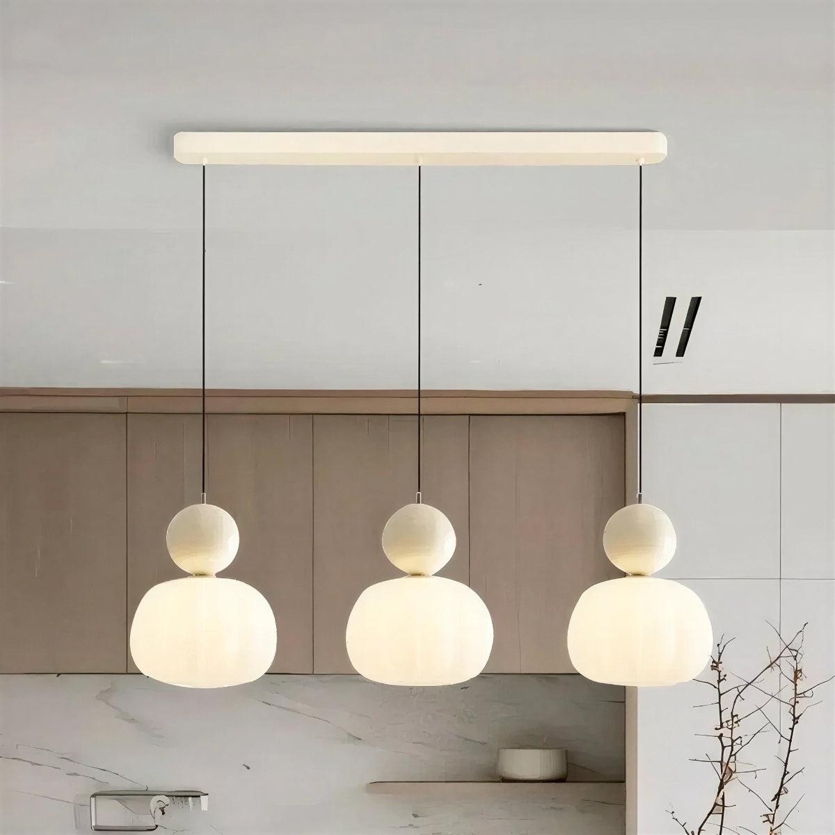 Art Deco Pendant Lighting With Sculpted Shade Design
