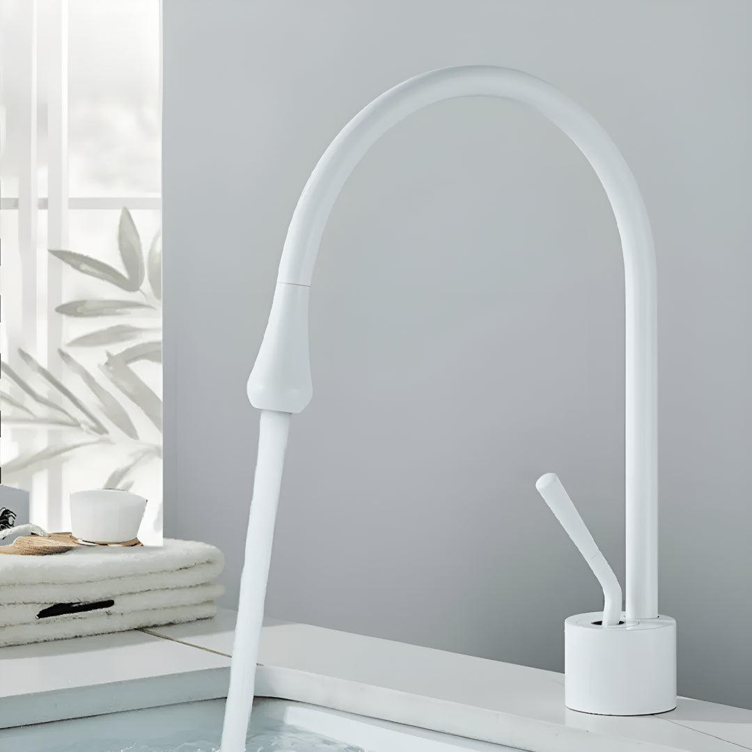 Bathroom Sink Faucet With Single Handle Hot And Cold Control