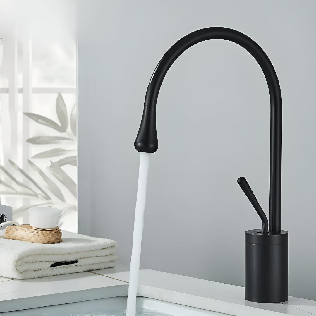 Bathroom Sink Faucet With Single Handle Hot And Cold Control