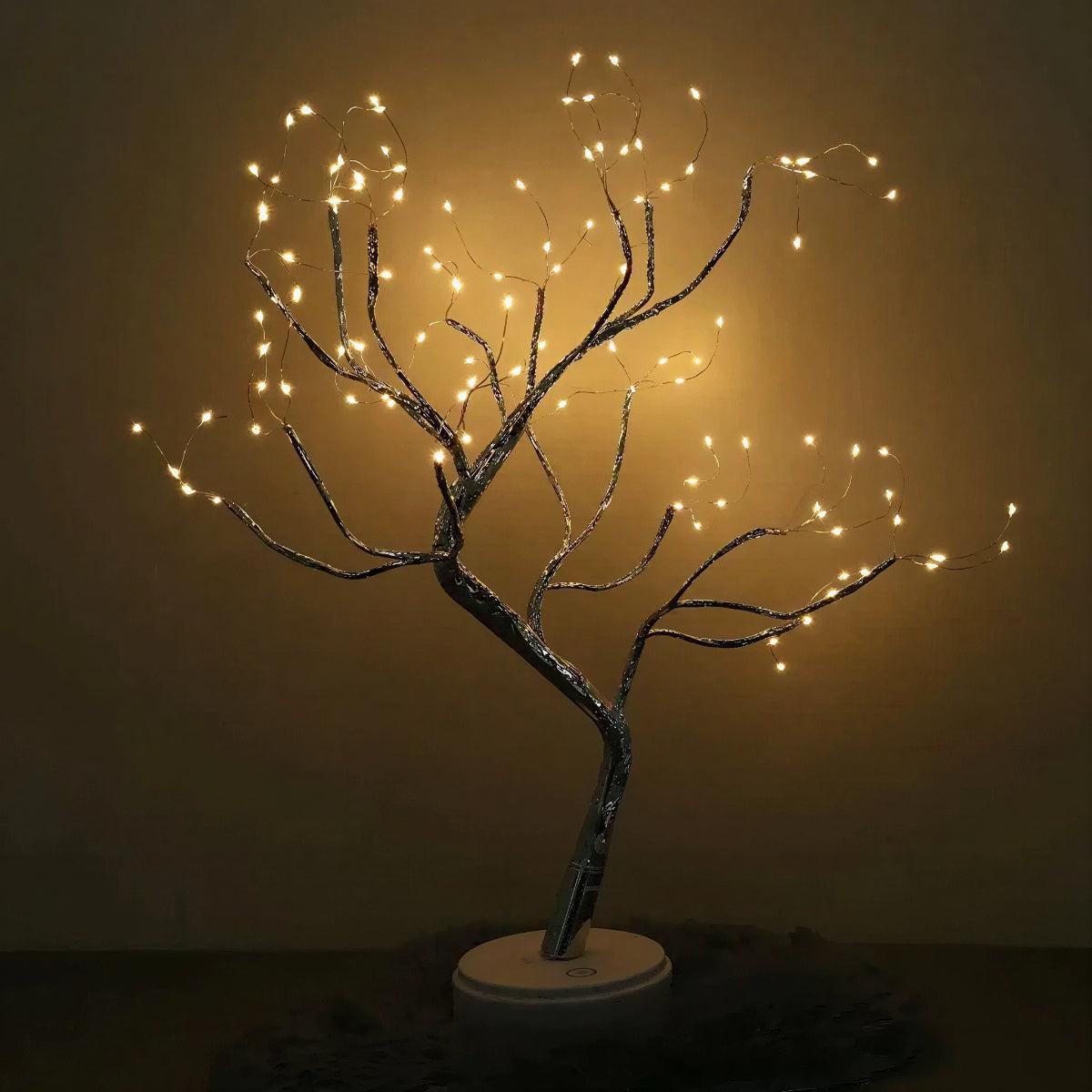 Battery Operated Model Tree Table Lamp With 108 Warm Ambient Lights