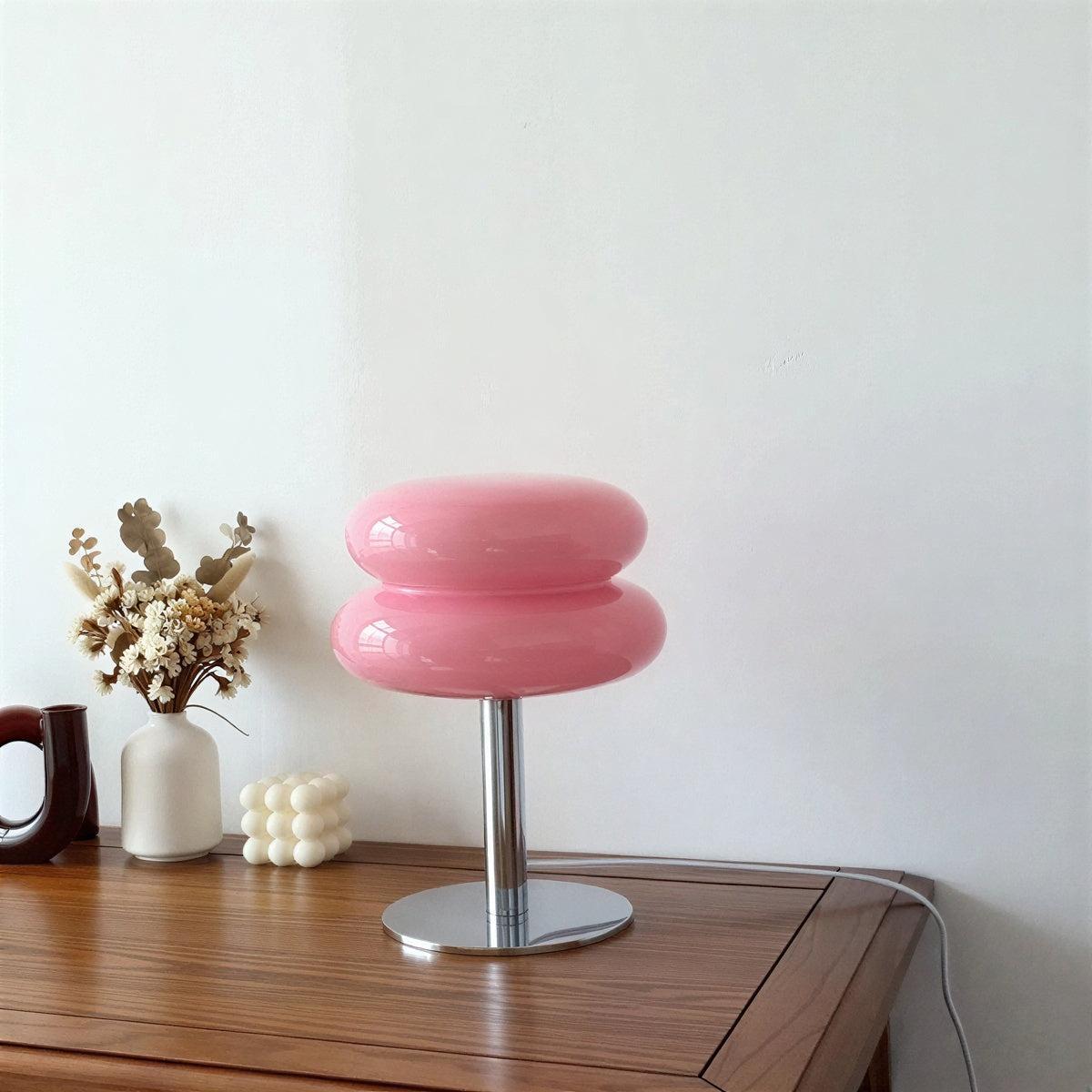 Bauhaus Mid-Century Table Lamp With Double Layer
