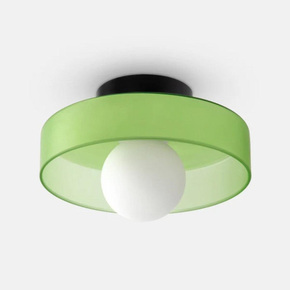 Bauhaus Round Ceiling Light Fixture With Decorative Style