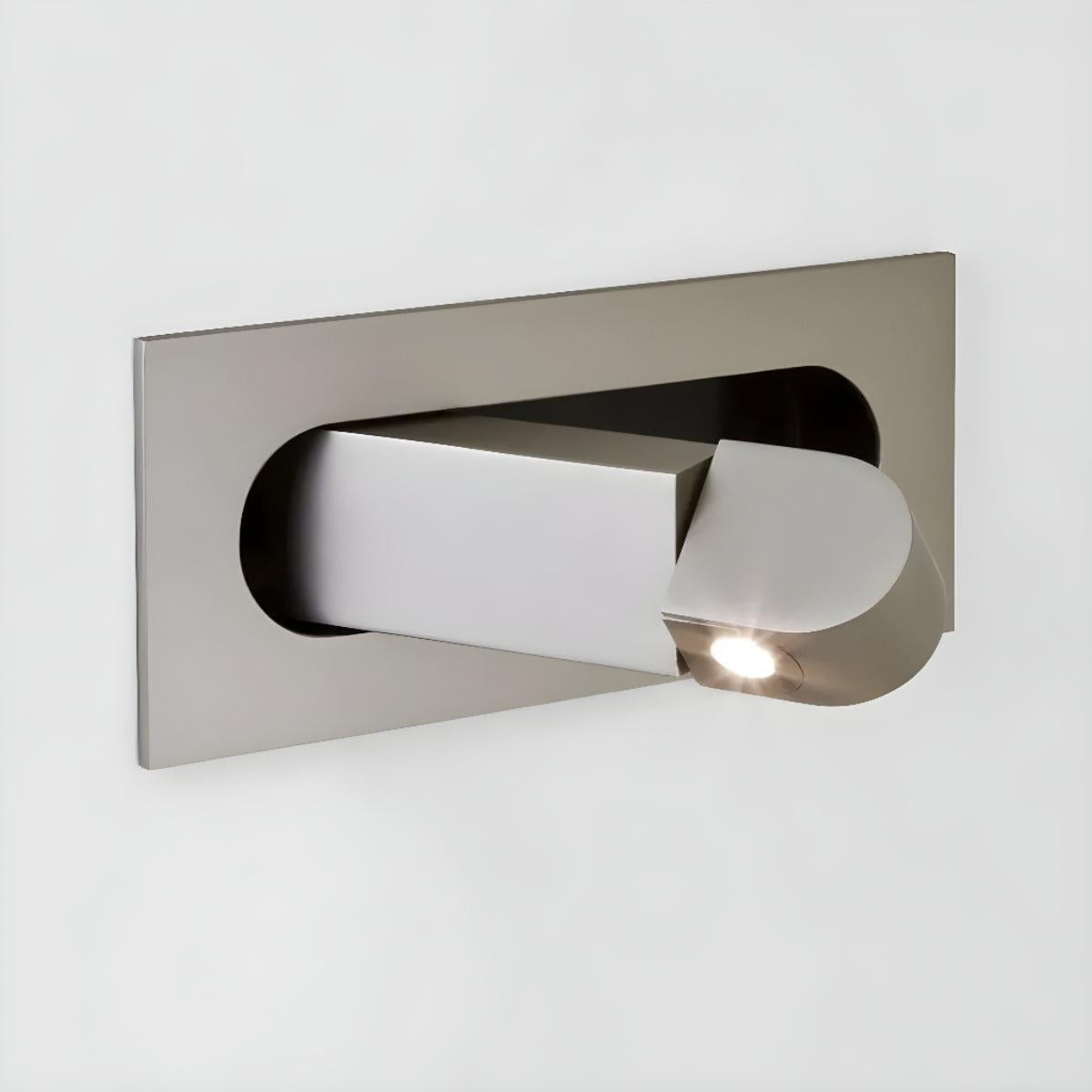 Bedside Reading Light With Embedded Adjustable Head