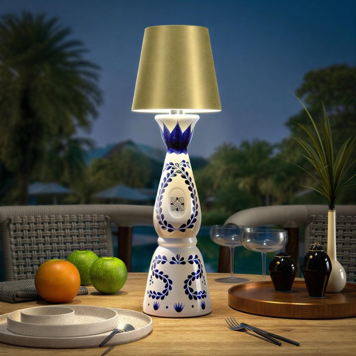 Bottle Lamp With Cordless Battery Operated Design