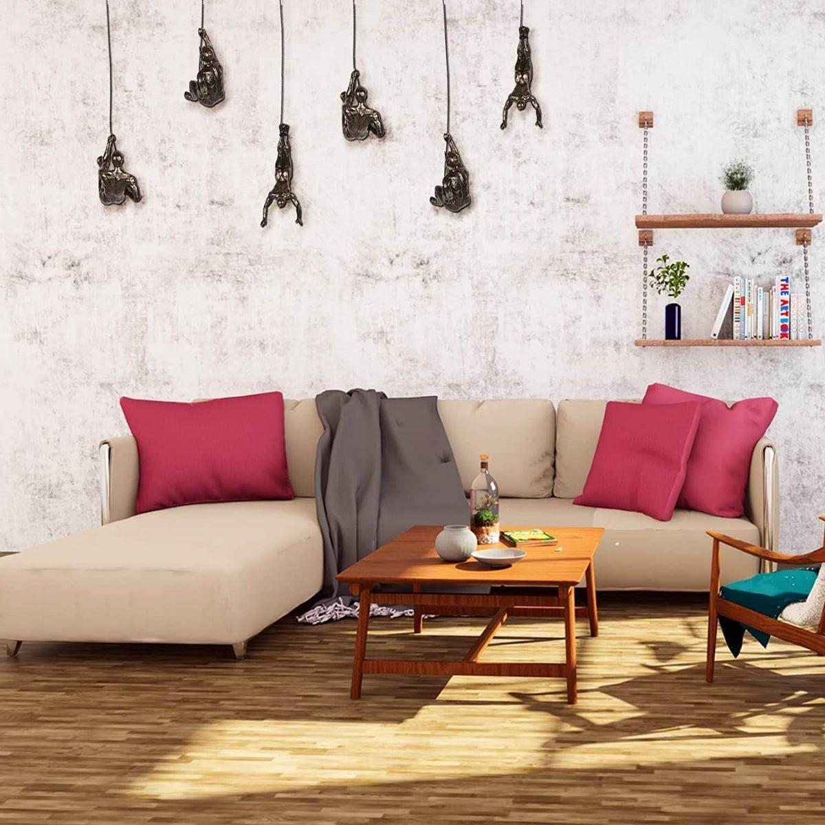 Climbing Figure Wall Art For Living Room