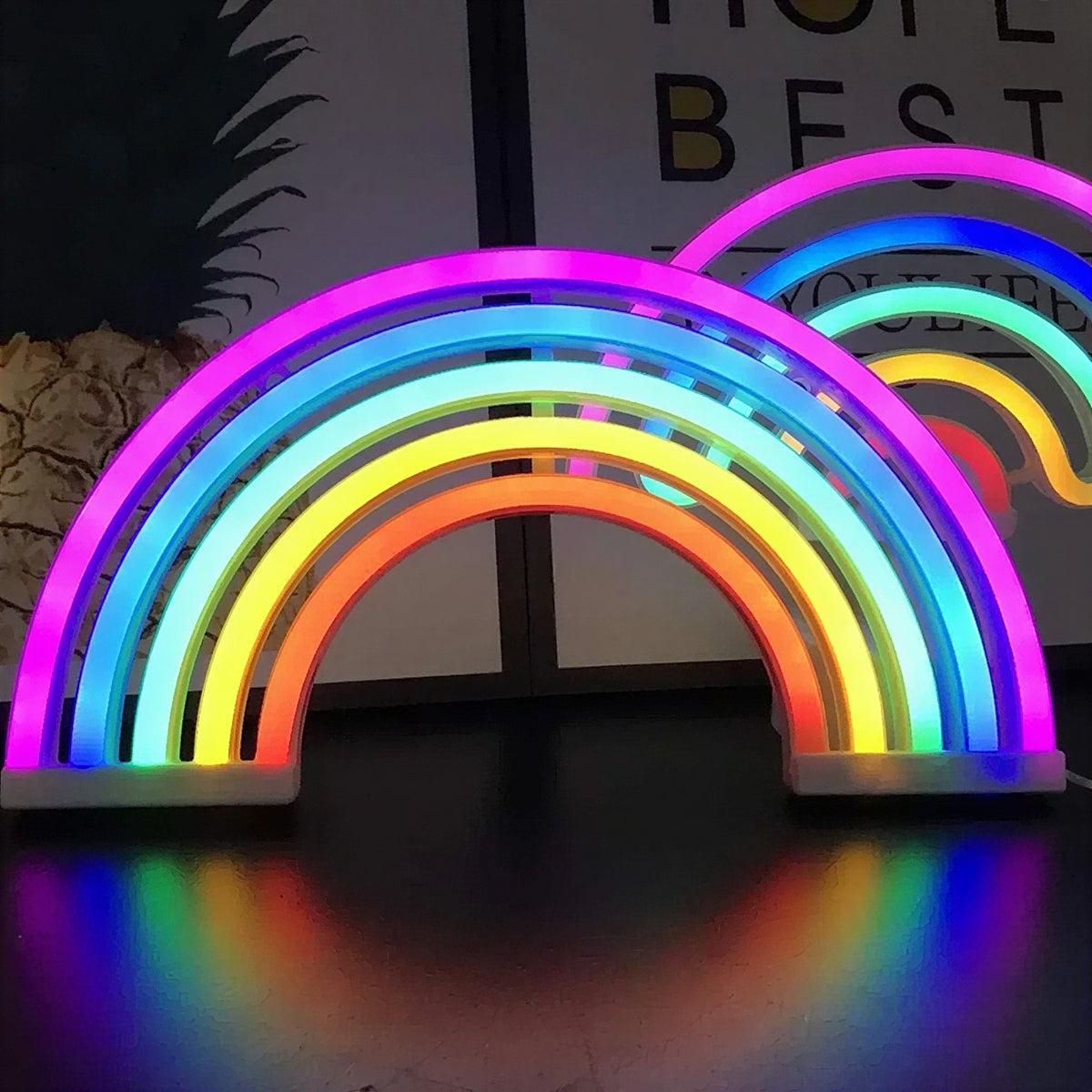 Cordless Rainbow Designed Mood Table Lamp