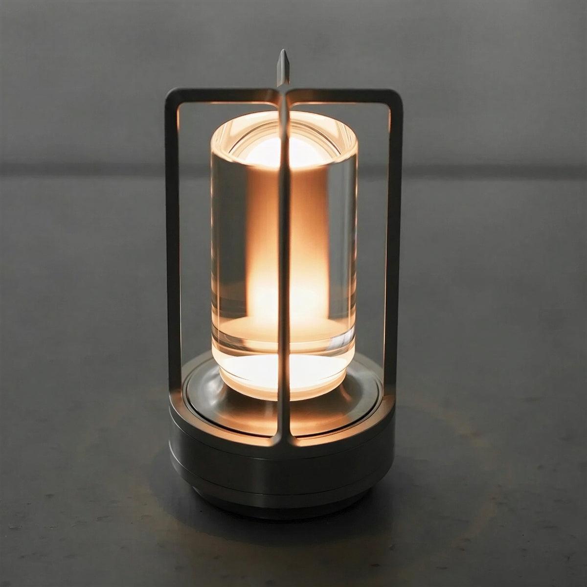 Cordless Table Lamp Lantern with Rechargeable LED Light