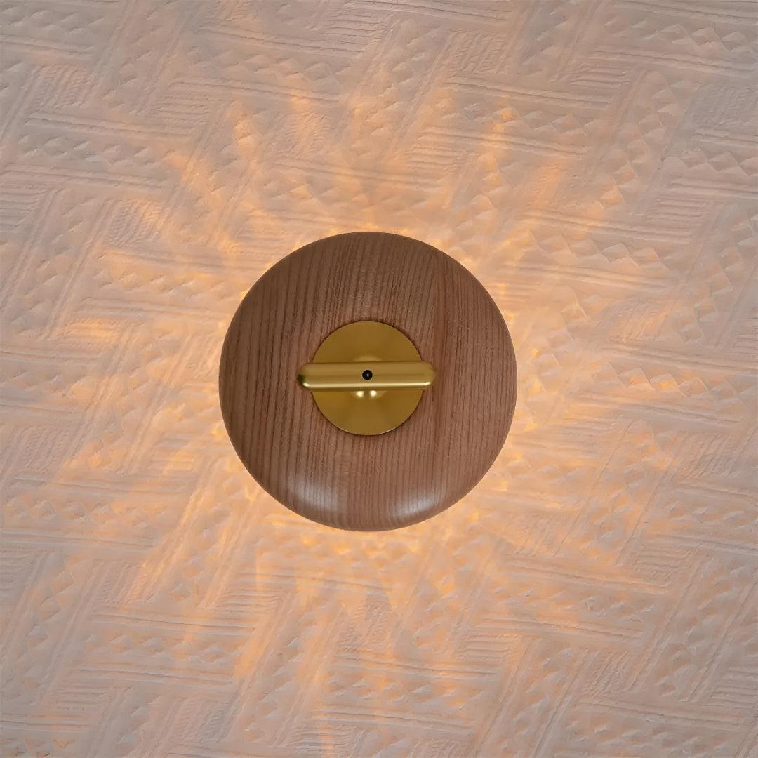 Cordless Table Lamp for Bedroom with Crystal Shade