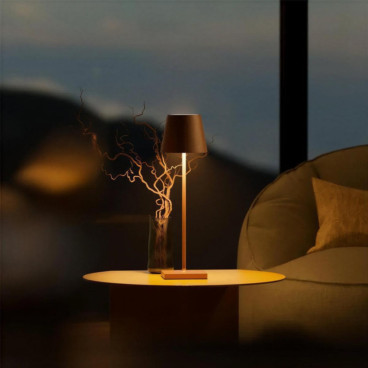 Cordless Touch Control Table Lamp with USB-C Charging