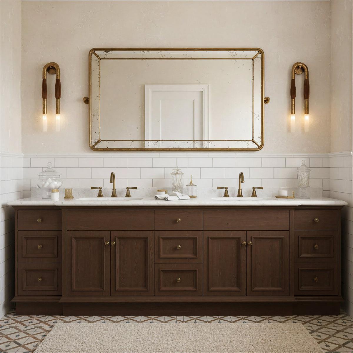 Double Head Antique Wall Sconce Light