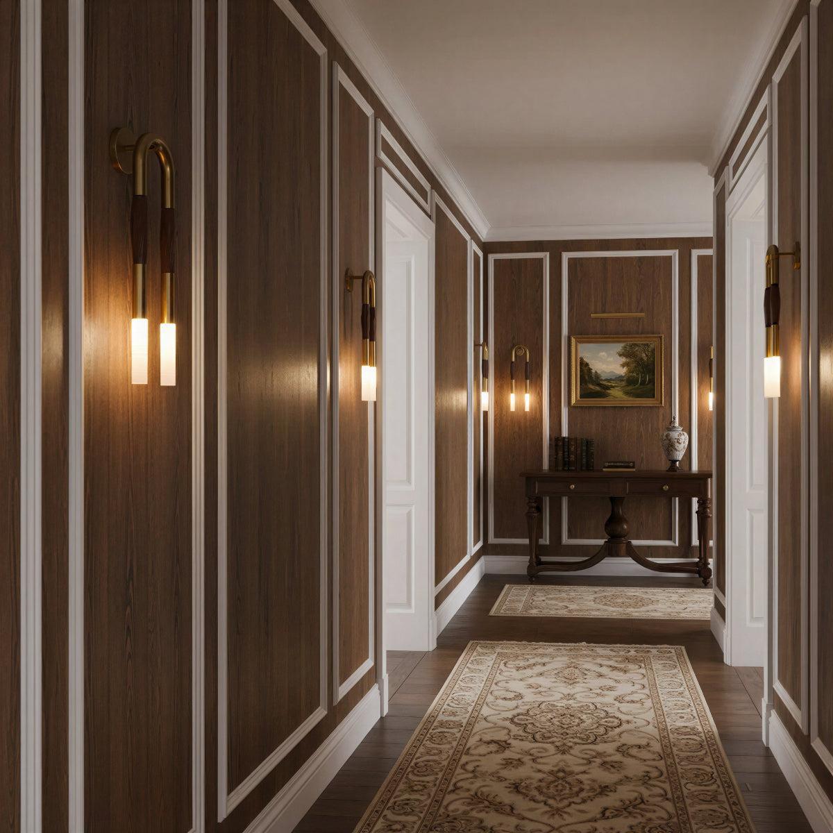 Double Head Antique Wall Sconce Light