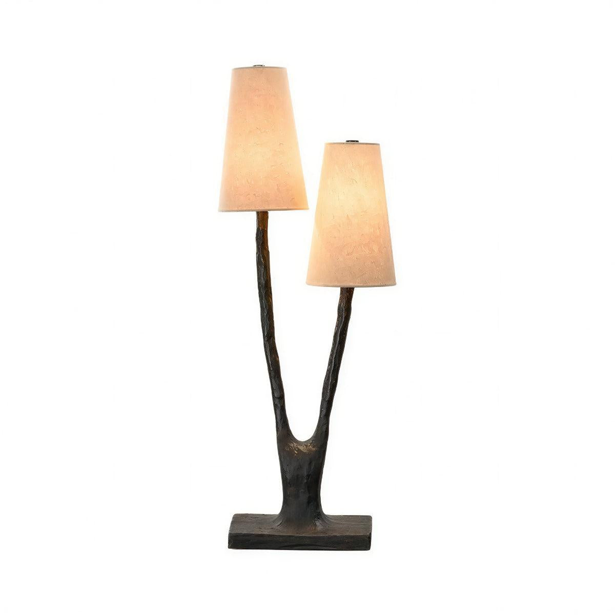 Dual Shade Table Lamp For Living Room