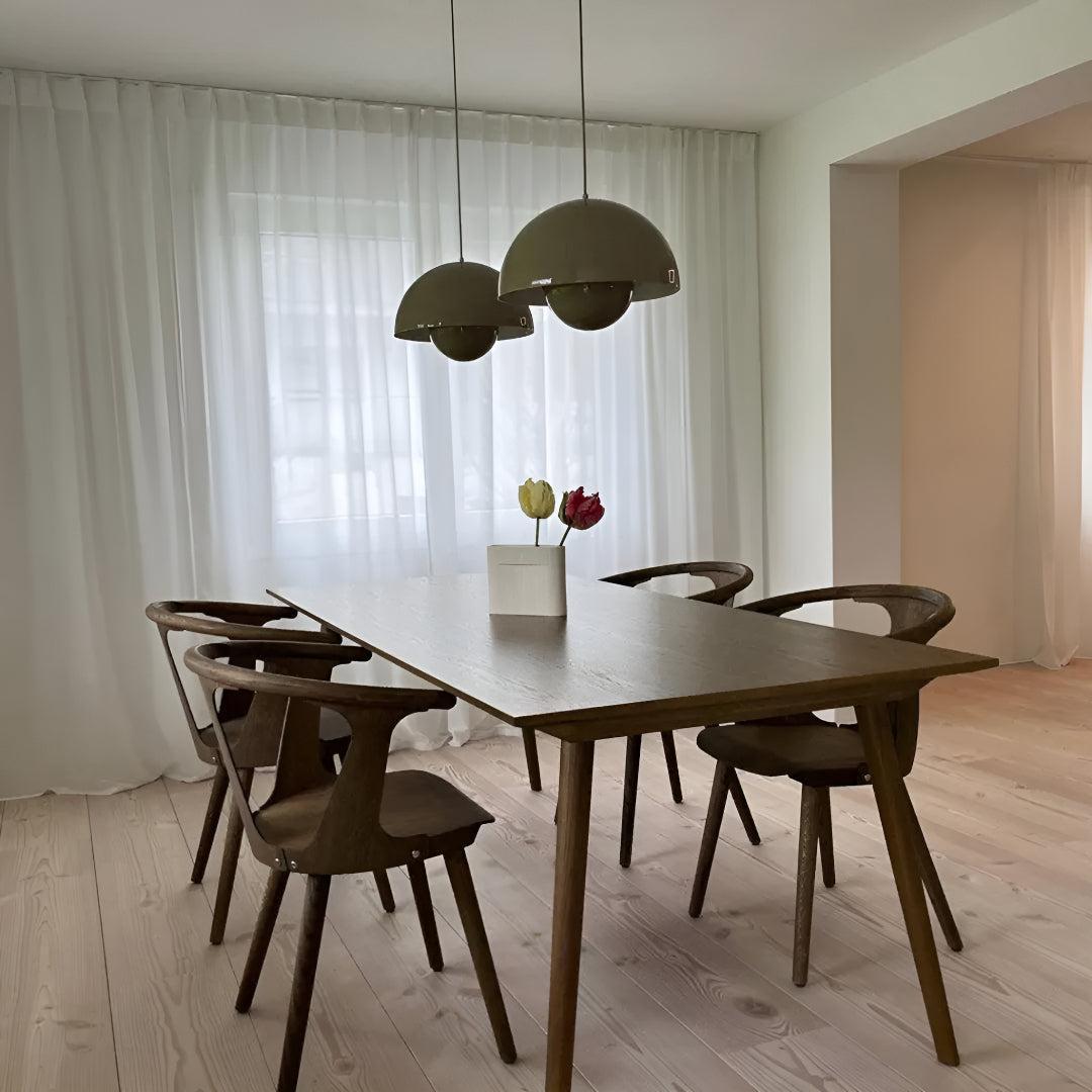 Flowerpot Style Pendant Lighting for Dining Area