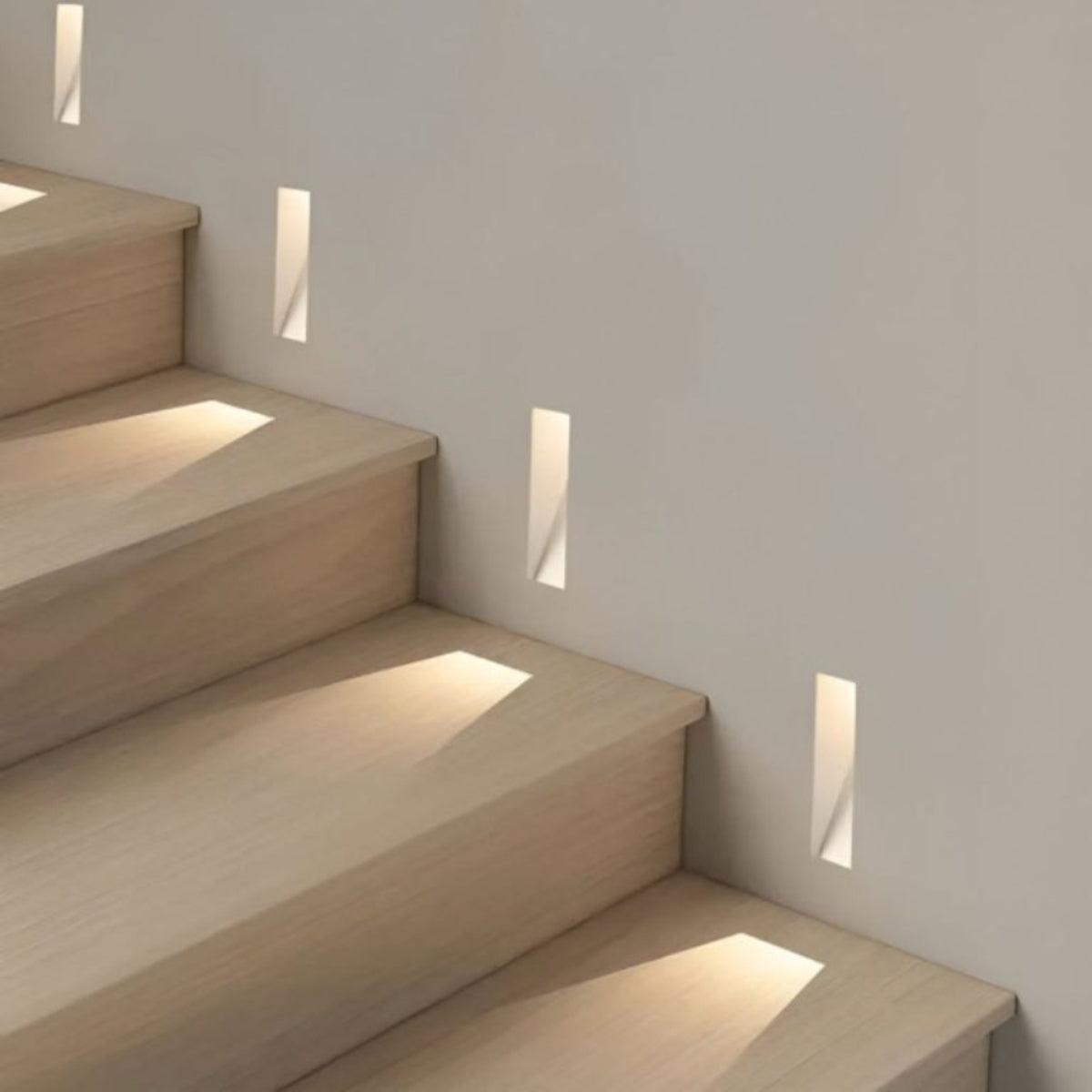 Frameless Recessed Stairwell Wall Light Fixtures