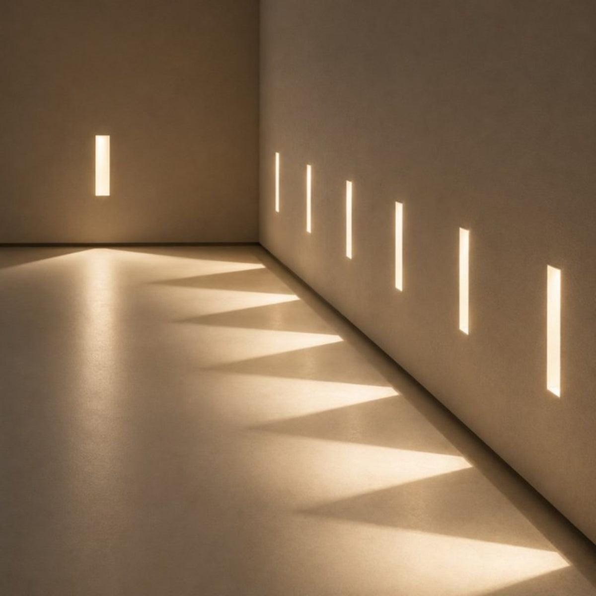Frameless Recessed Stairwell Wall Light Fixtures