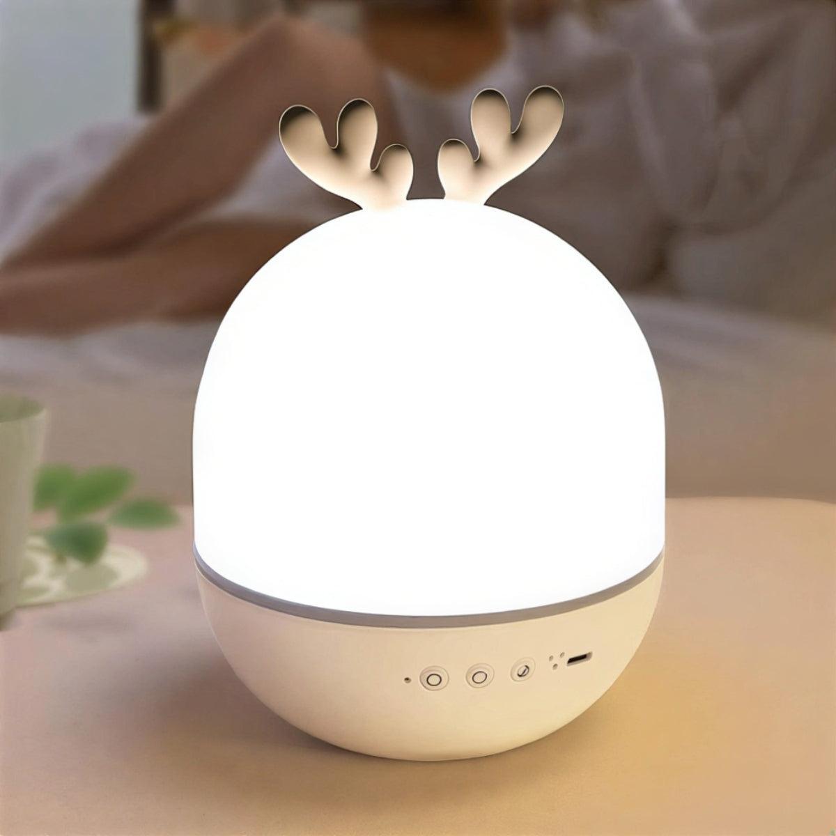 Galaxy Star Projector Night Light With Rotating Music Effects