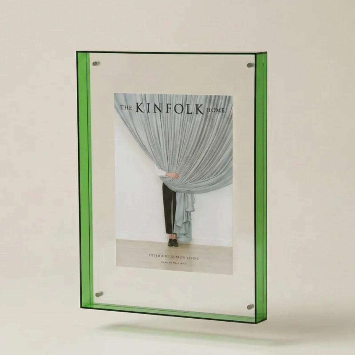 Gallery Wall Picture Frame Display With Vibrant Edge For Framed Photos And Posters