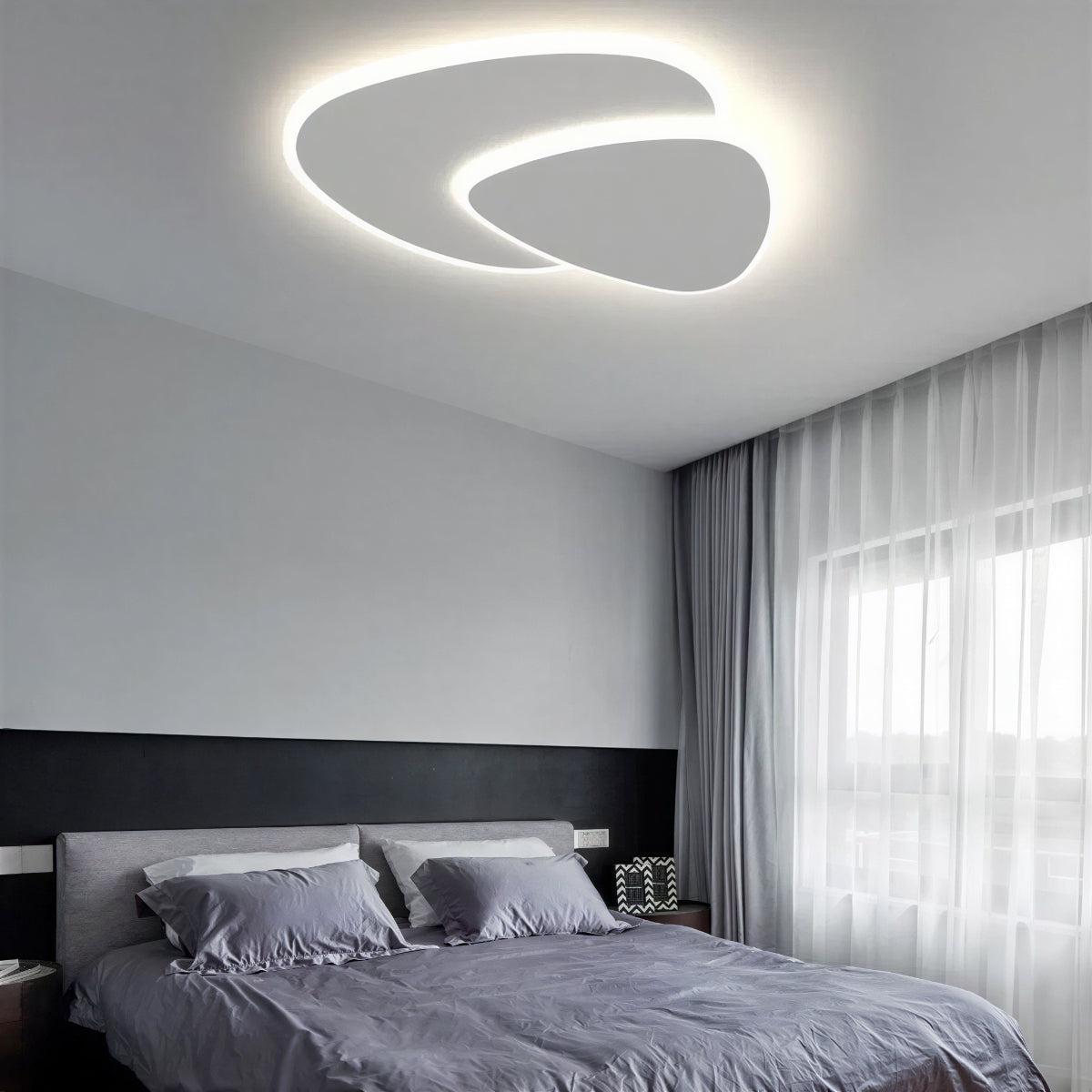 Guitar Pick Styled Modern Flush Mount Ceiling Light