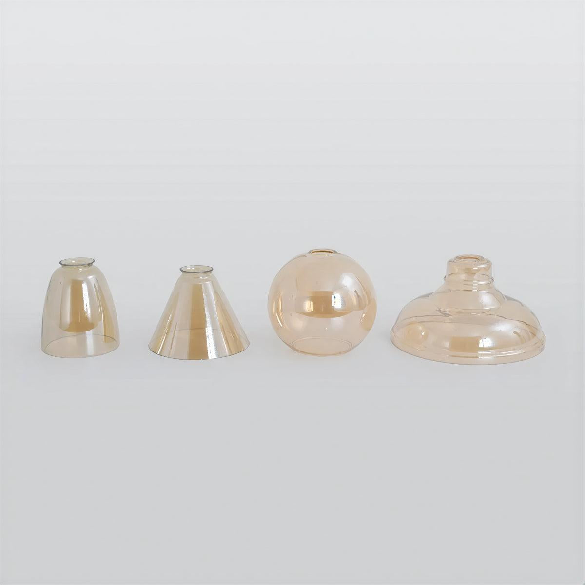 Industrial Pendant Light With Clear Glass Shade