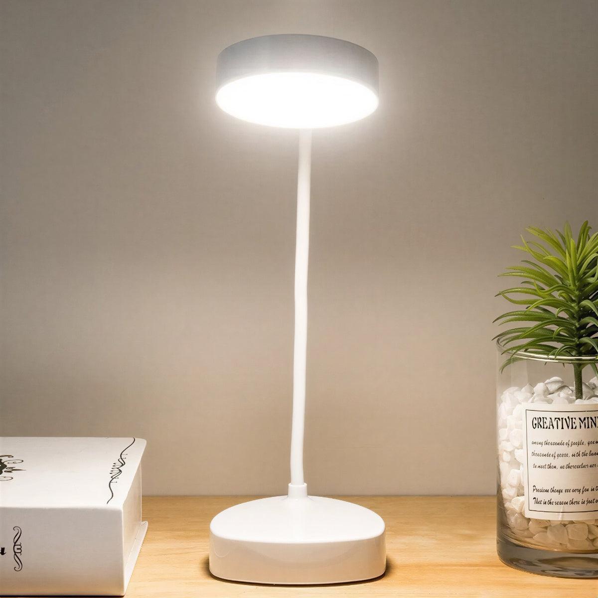 LED Desk Lamp With Touch Control And Adjustable Gooseneck