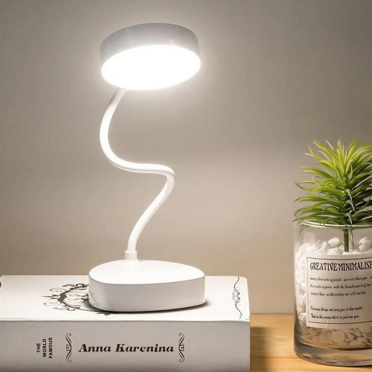 LED Desk Lamp With Touch Control And Adjustable Gooseneck