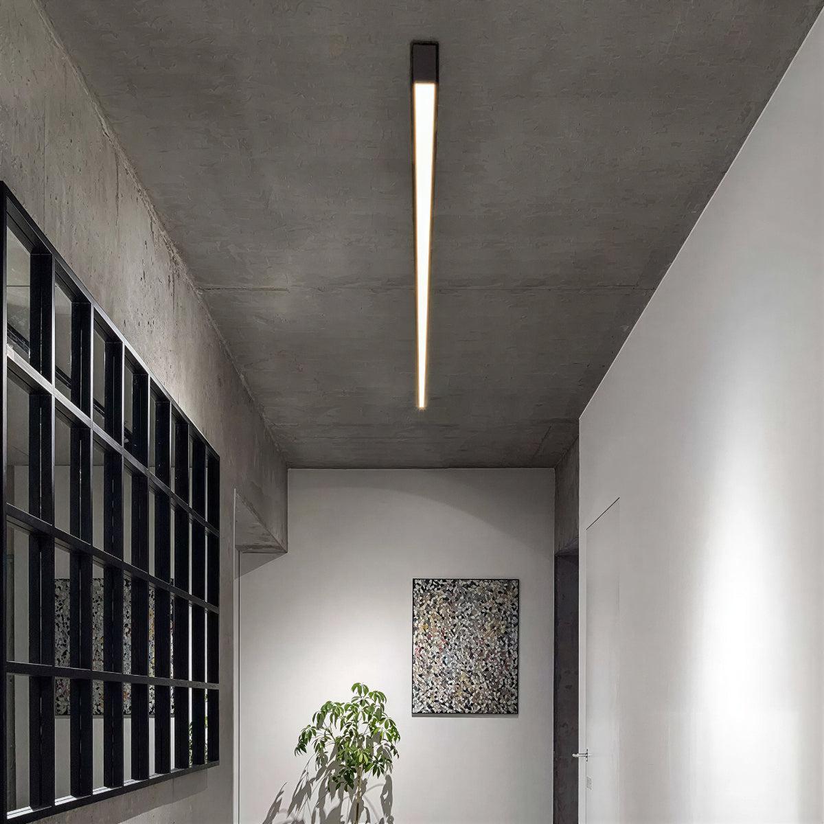 Linear Flush Mount Ceiling Light With Modern Design