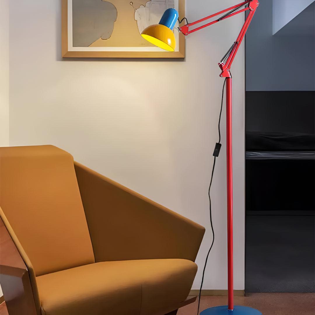 Memphis Modern Adjustable Floor Lamp With Reading Light