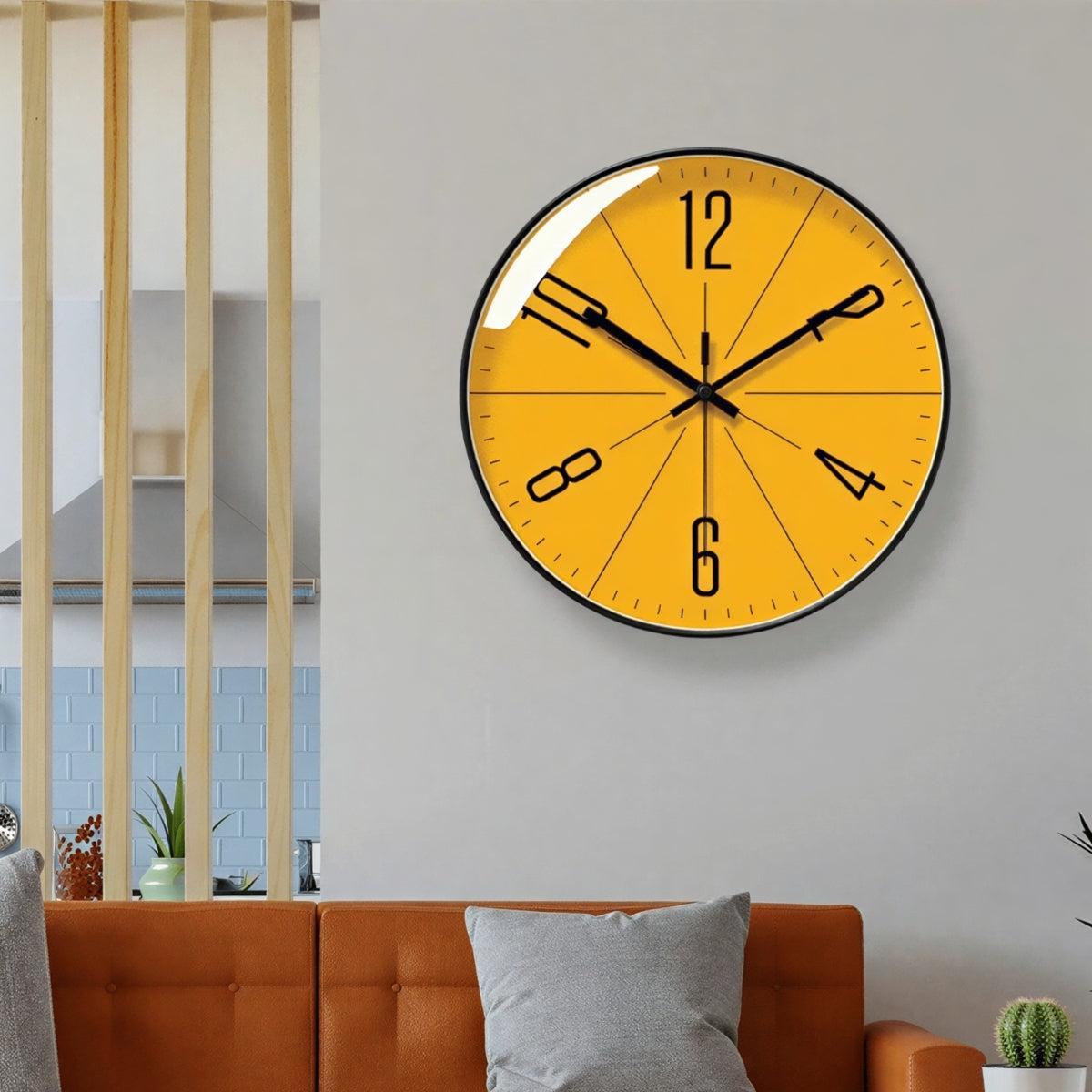 Minimalist Nordic Wall Clock With Silent Quartz Movement