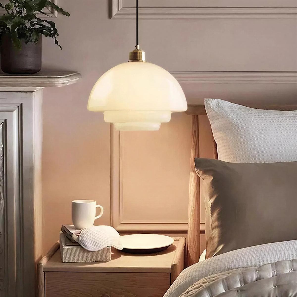 Minimalist Pendant Light With Mid-Century Style and Adjustable Height