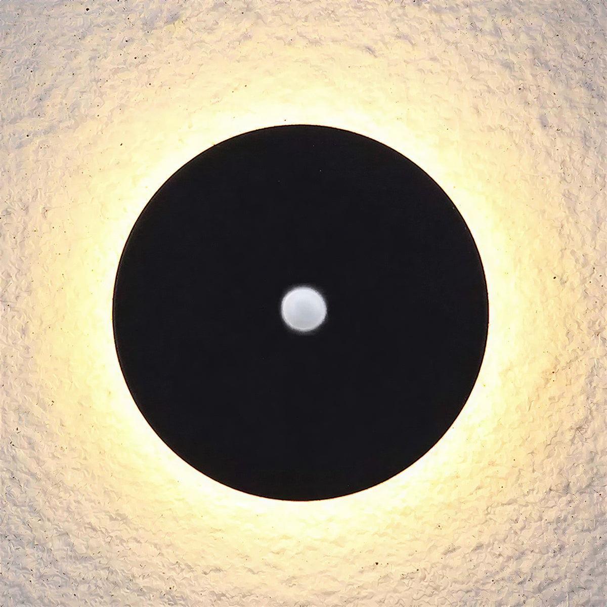 Minimalist Round Outdoor Wall Light Modern for Patio or Garden