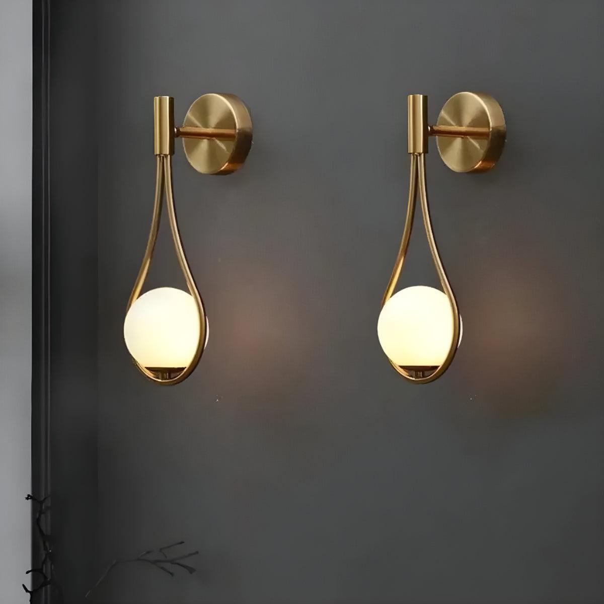 Minimalist Wall Sconce Lighting With Ambient Globe Glow