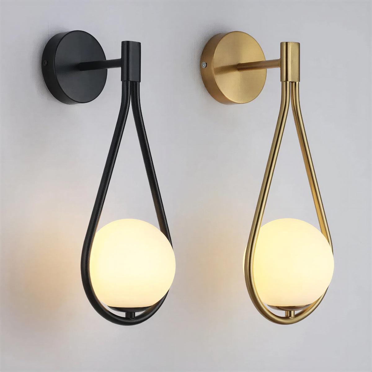 Minimalist Wall Sconce Lighting With Ambient Globe Glow