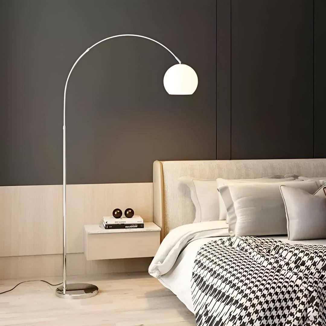 Modern Arc Floor Lamp with Adjustable Height