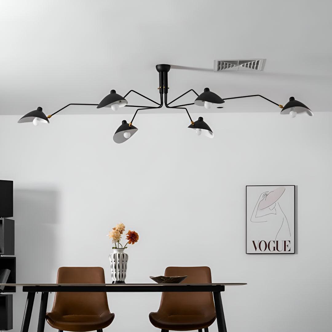Modern Chandelier Lighting With Adjustable Arms