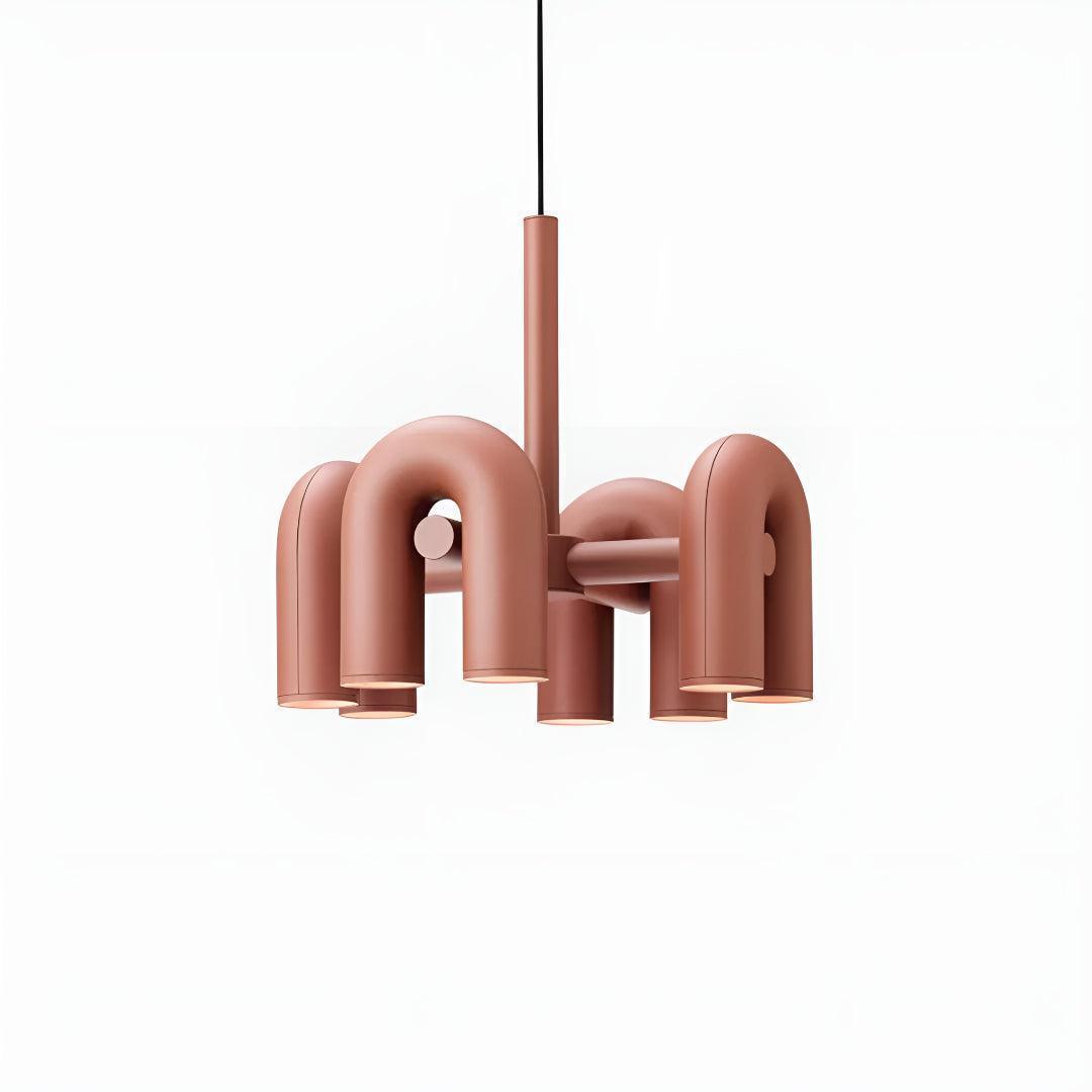 Modern Chandelier With Adjustable U-Shape Lights