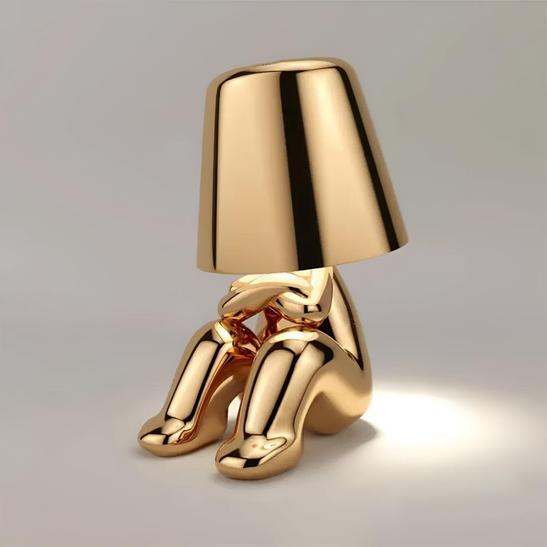 Modern Cordless Person Table Lamp With Dimmable LED Light