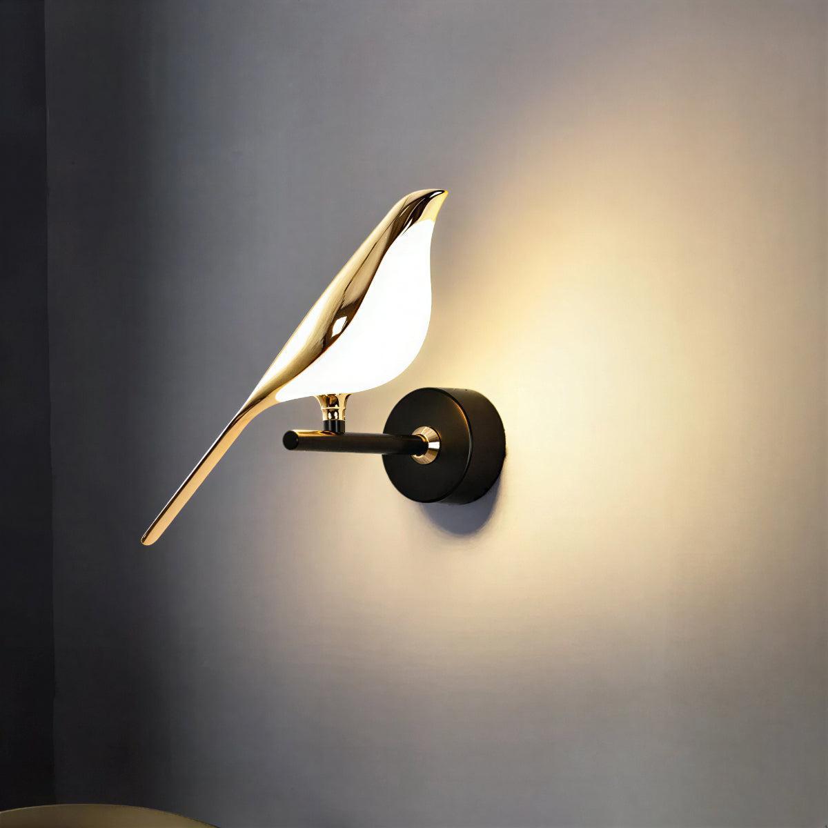 Modern Decorative Wall Sconce Light With Bird Design