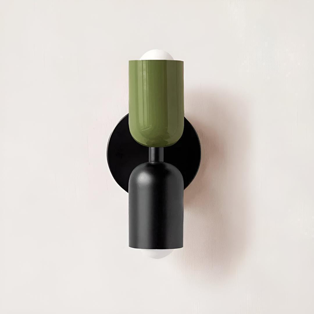 Modern Double Wall Sconce Lighting with Up and Down Glow