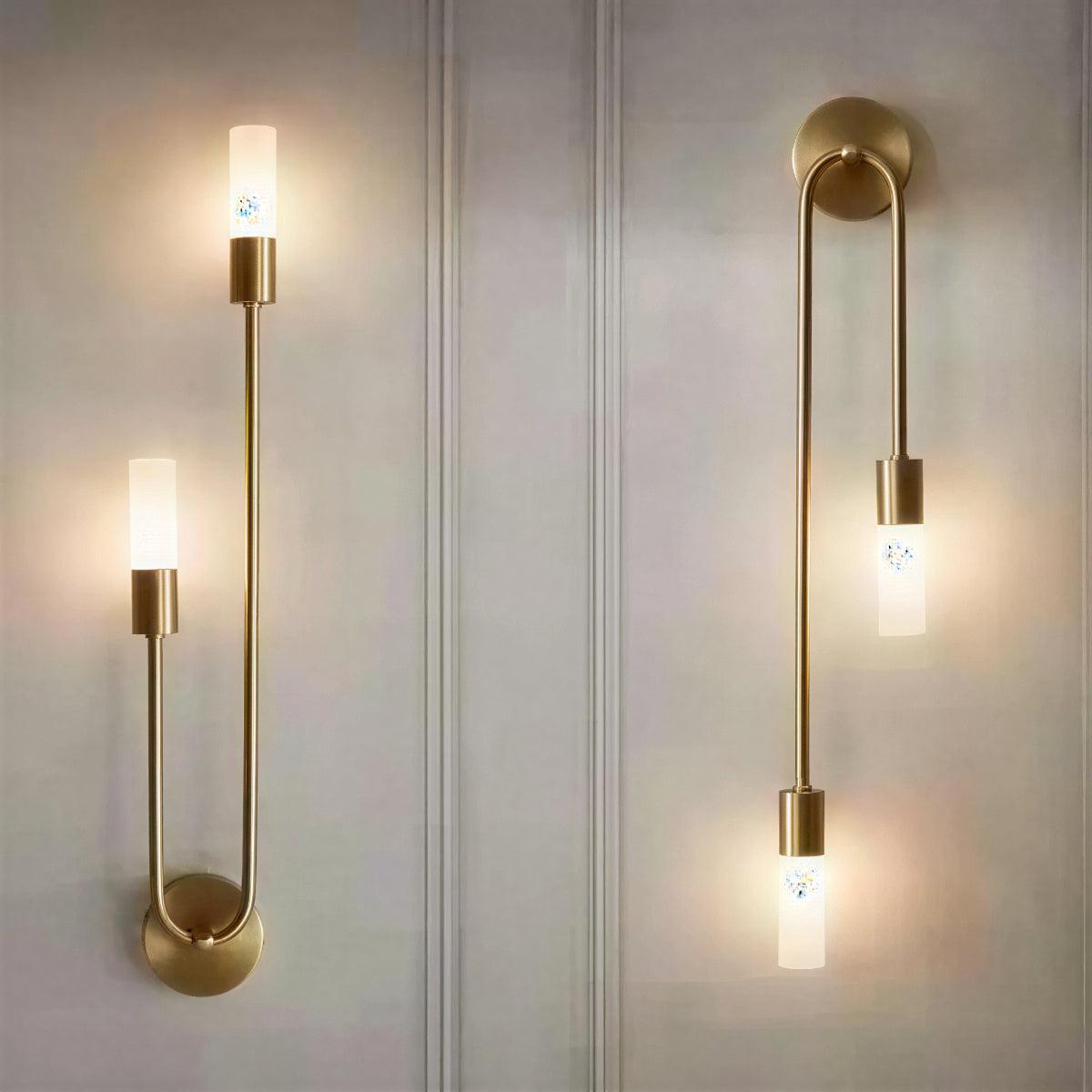Modern Dual Glow Bedside Wall Sconce Light