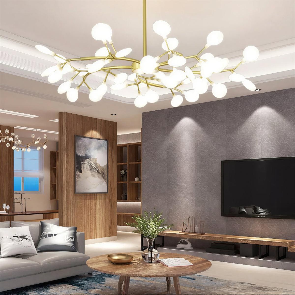 Modern Firefly Sputnik Chandelier Ceiling Light