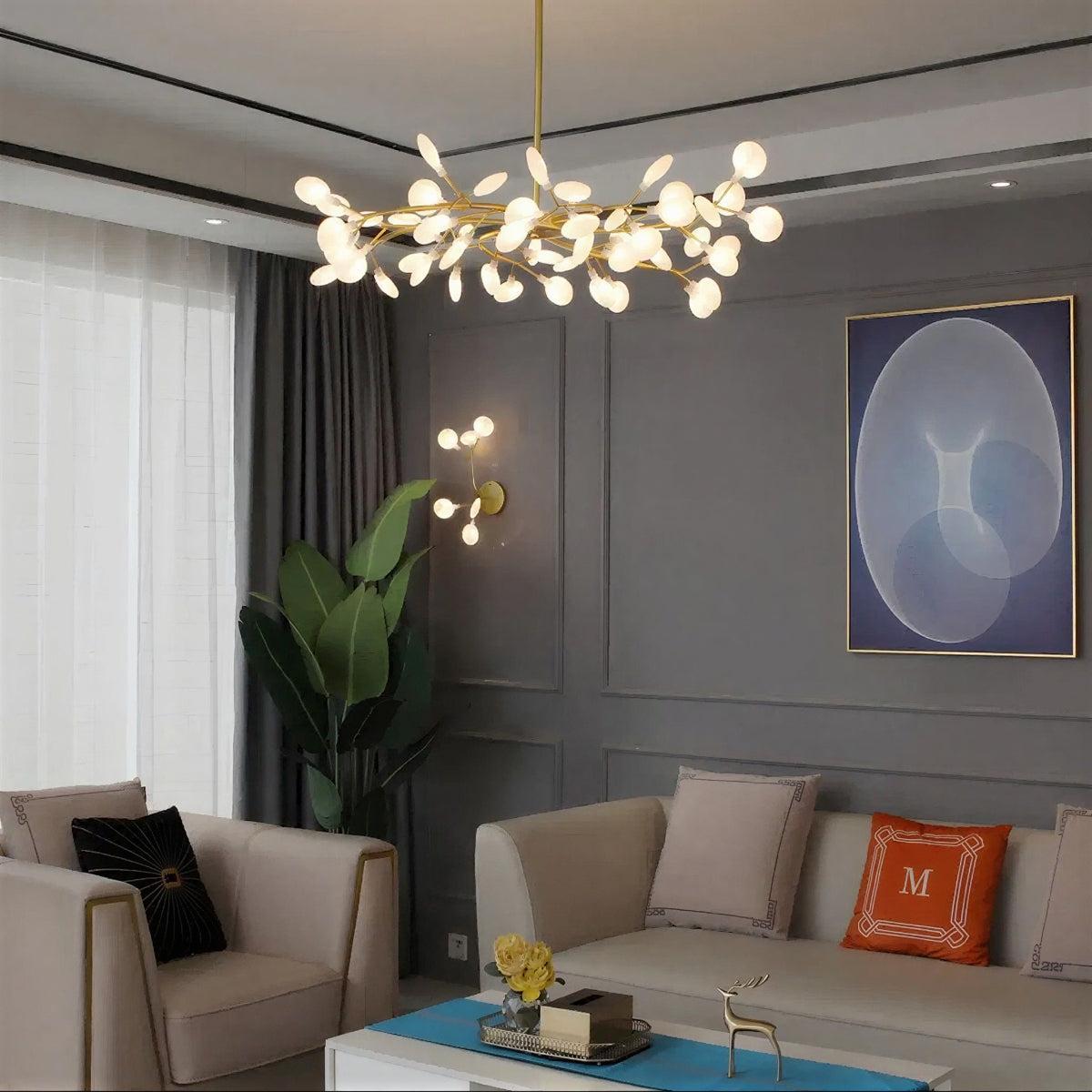 Modern Firefly Sputnik Chandelier Ceiling Light