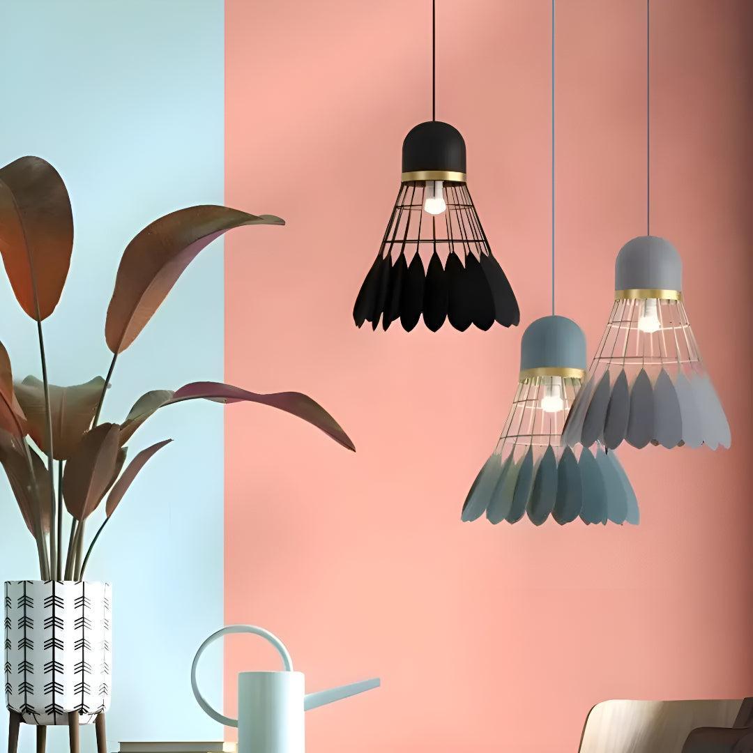 Modern Floral Pendant Light with Petal Design