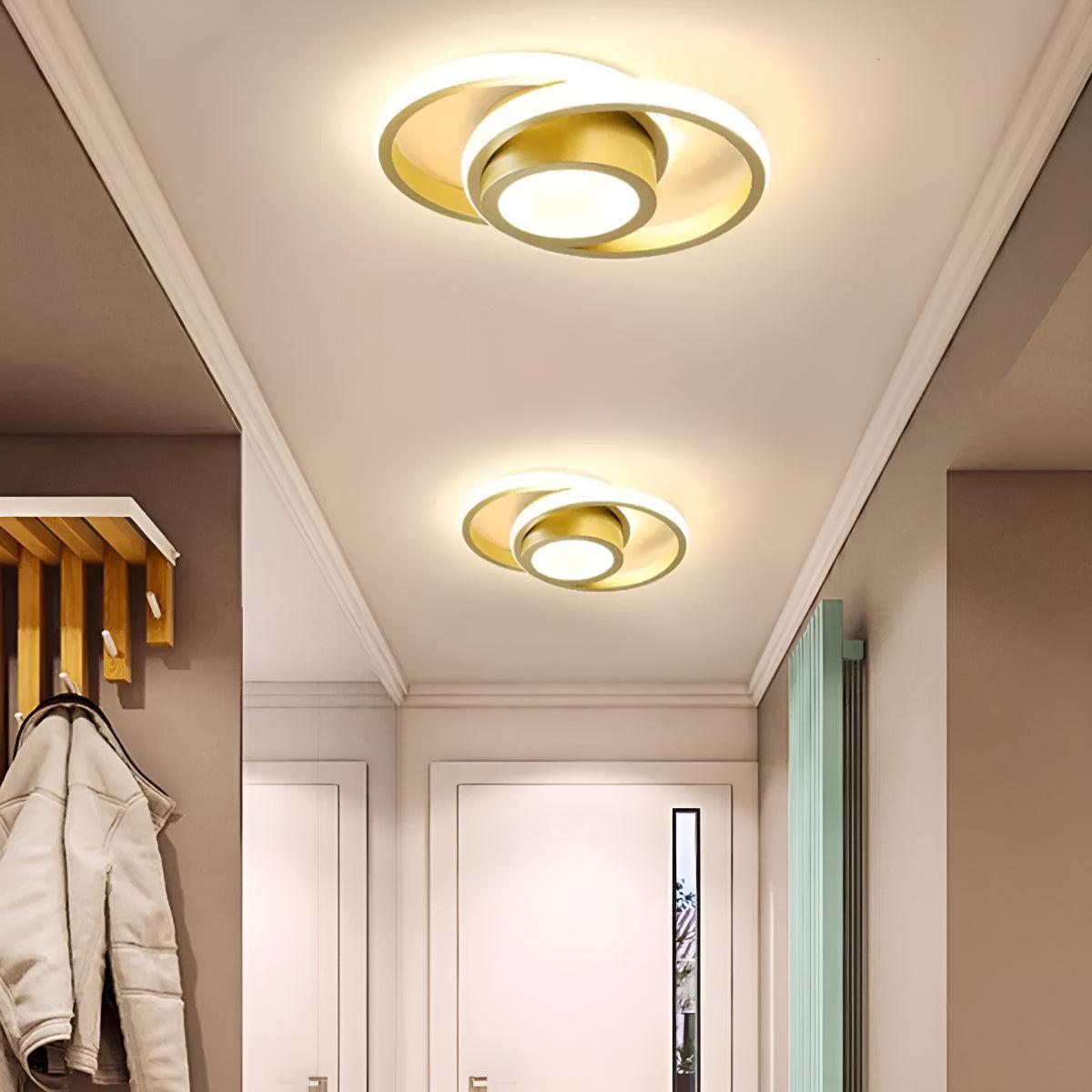 Modern Geometric Ceiling Light For Living Spaces