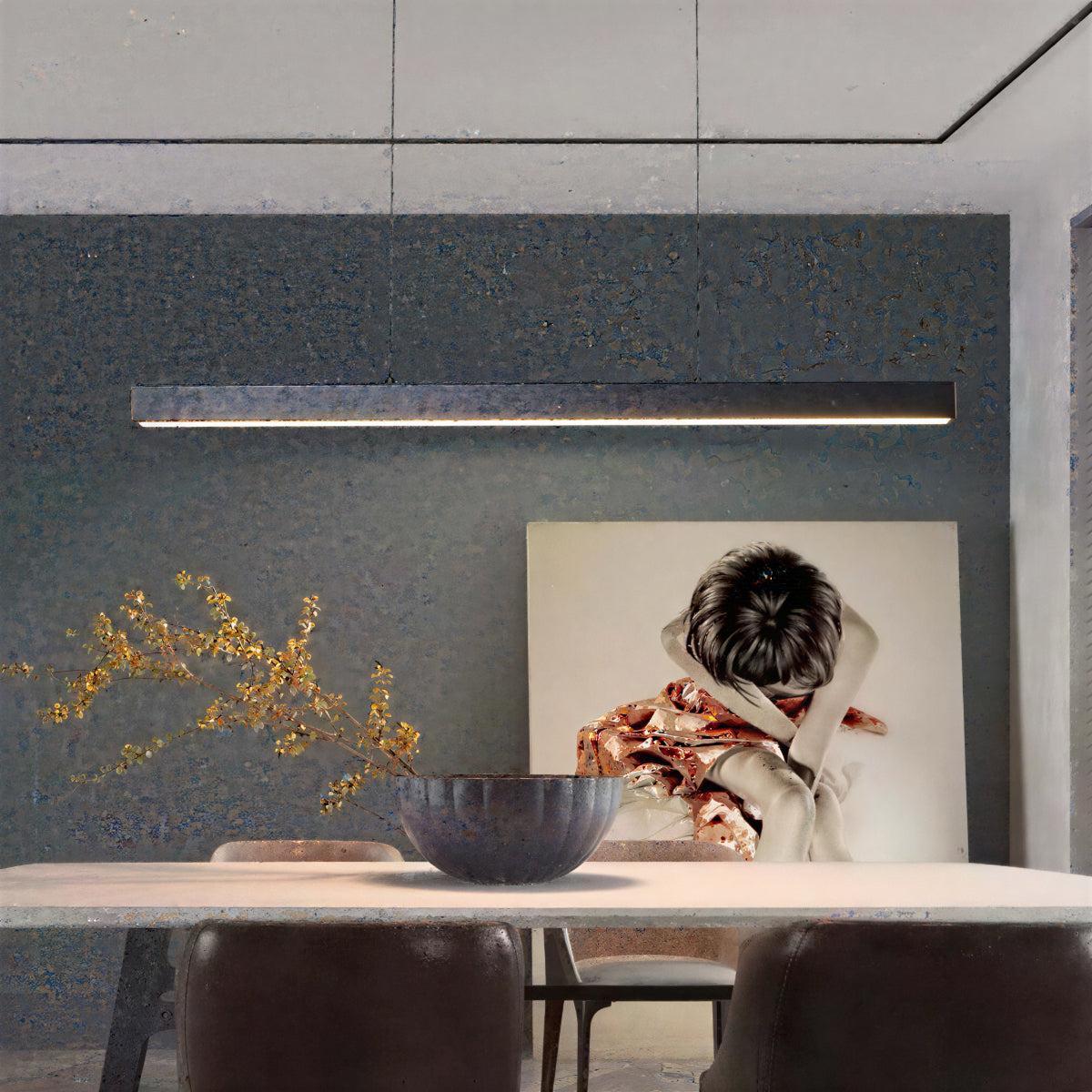 Modern Linear Pendant Lighting for Dining and Kitchen Island