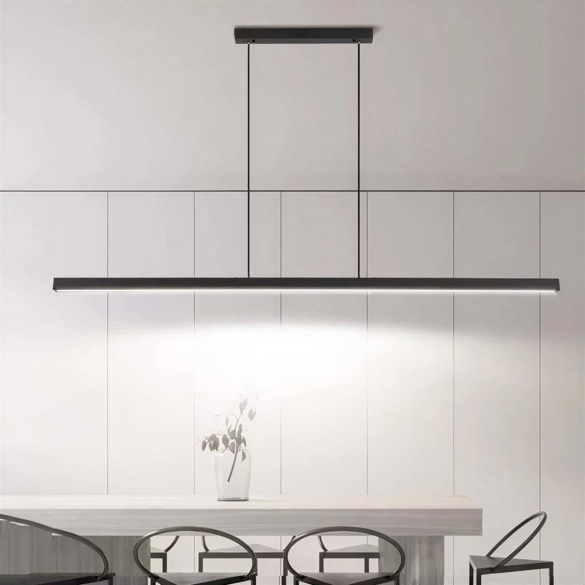 Modern Linear Pendant Lighting for Dining and Kitchen Island