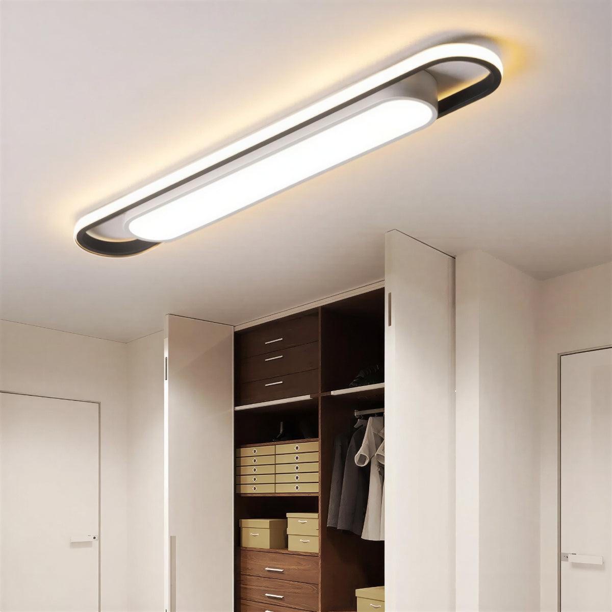 Modern Long Ceiling Light for Corridor or Closet