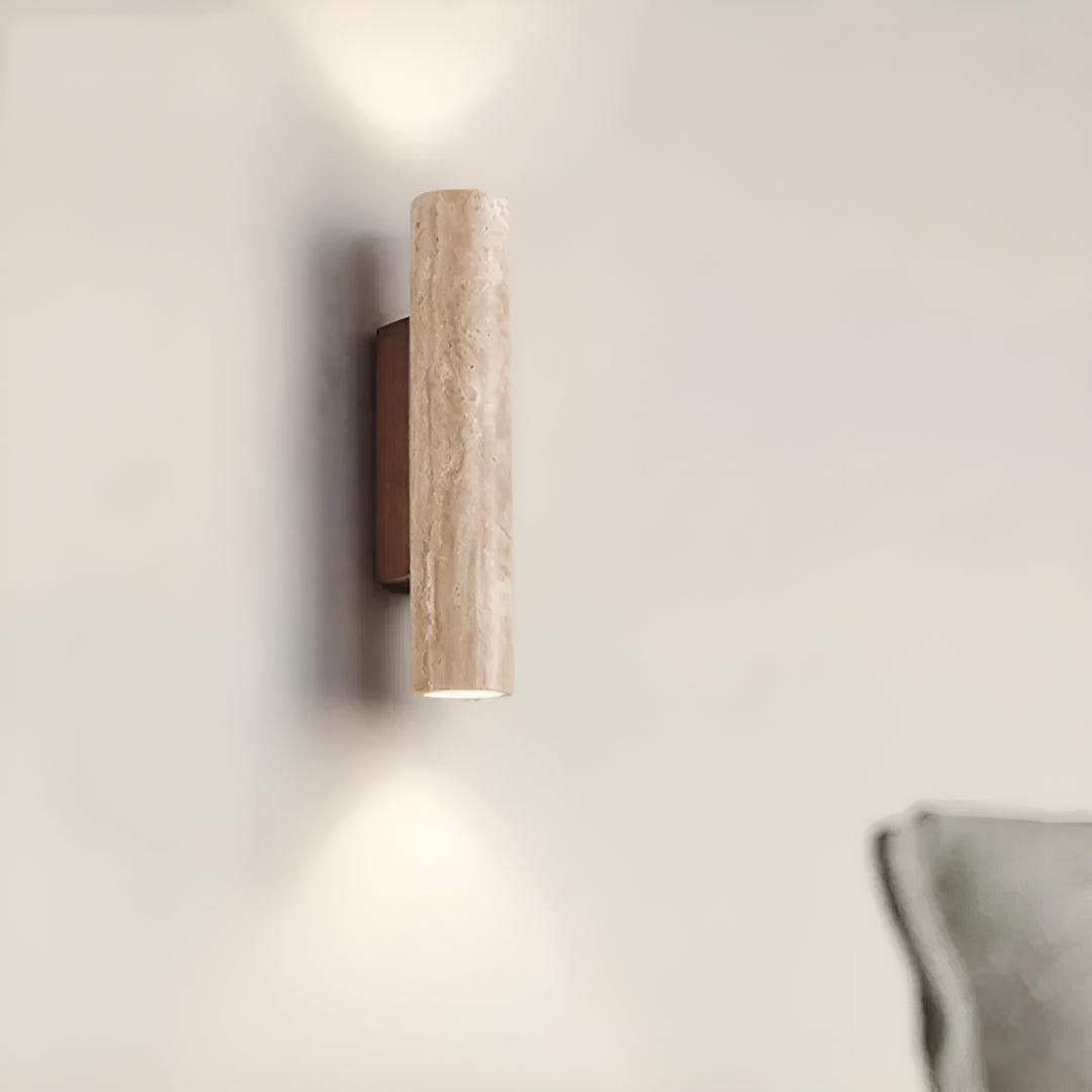 Modern Marble Wall Sconce Light With Up Down Illumination