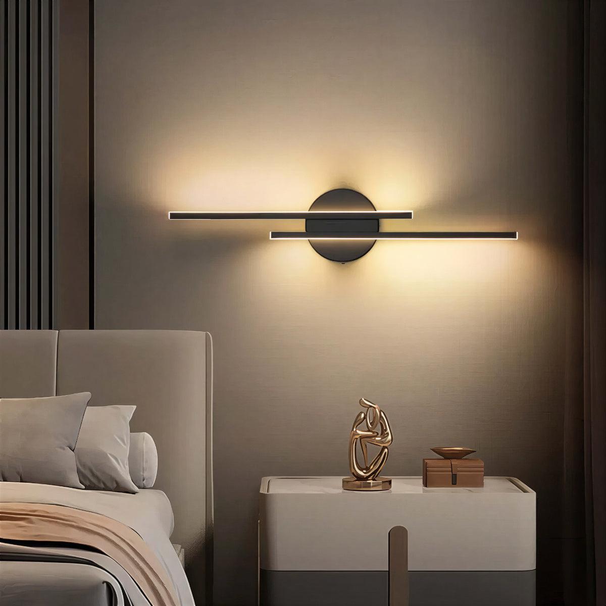 Modern Nordic Linear Disk Wall Sconce Light