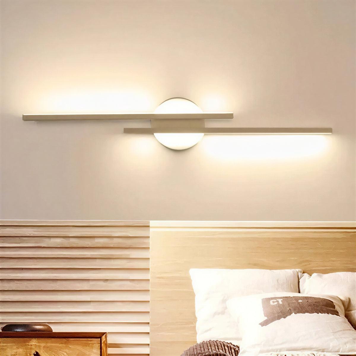Modern Nordic Linear Disk Wall Sconce Light
